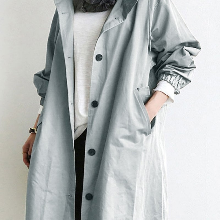 Geoffrey | Manteau long imperméable pour femme