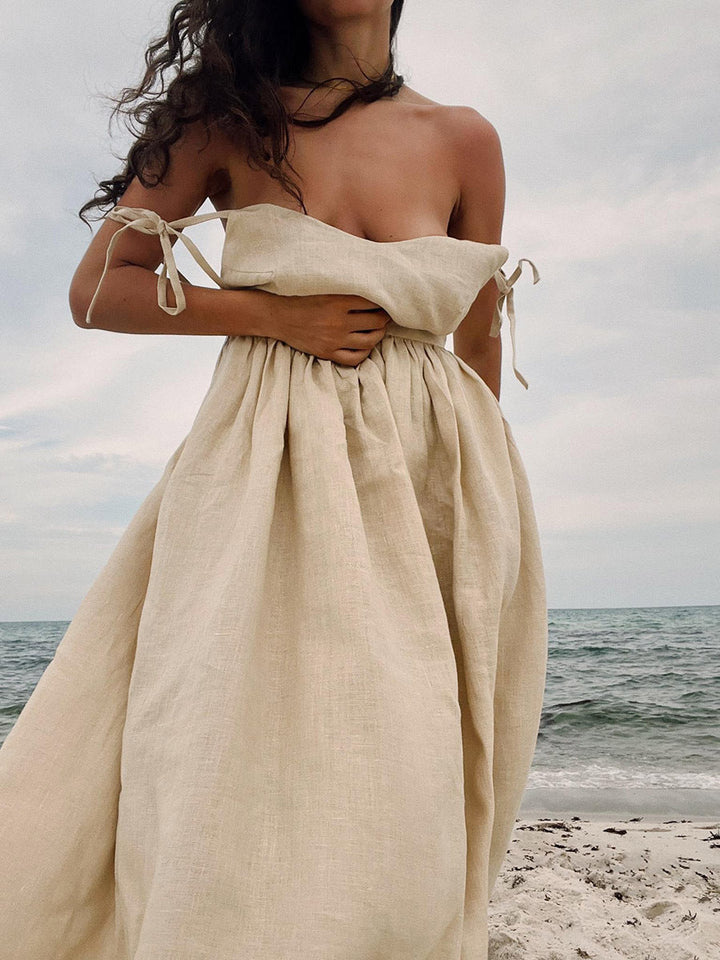 Odessa | Robe A-Line Vintage à décolleté en V pour femmes