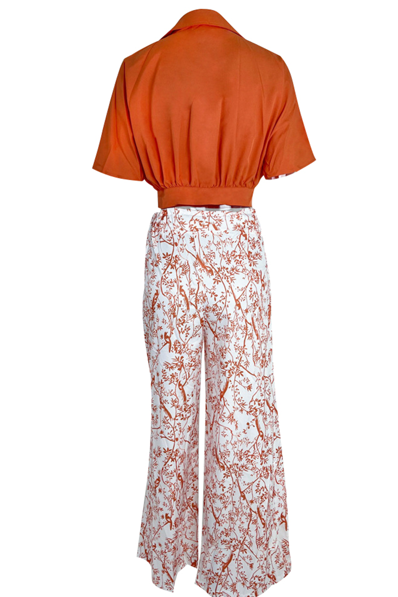 Geneviève | Ensemble deux pièces femme | Satin premium | Haut et pantalon palazzo