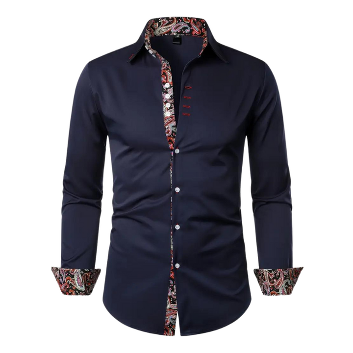 Niko | Chemise à accents Paisley pour hommes