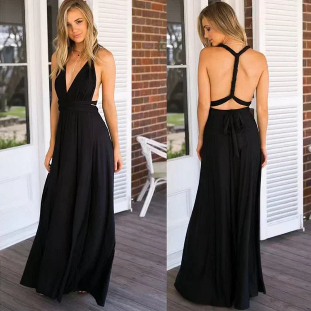 Eléa | Robe longue dos nu pour femme