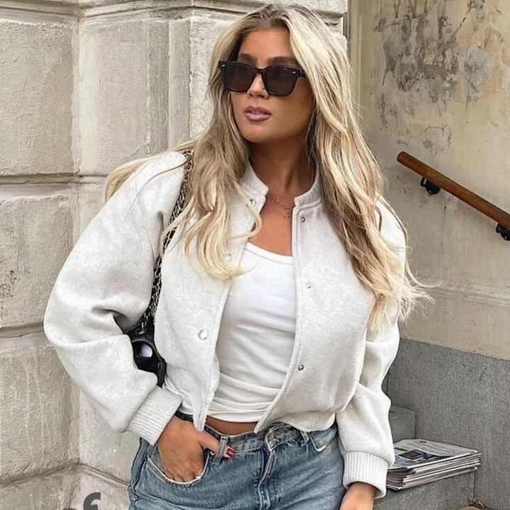Rosalyn | Blouson bomber court pour femme