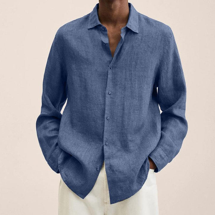 Giovanni | Chemise élégante en lin pour homme