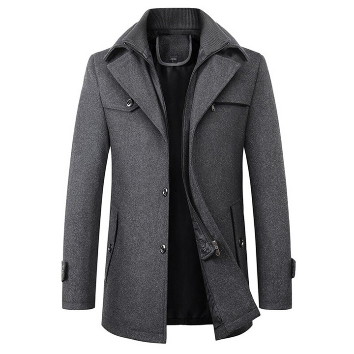 isidro | Blouson Bomber Classique avec Doublure Chaude pour Homme