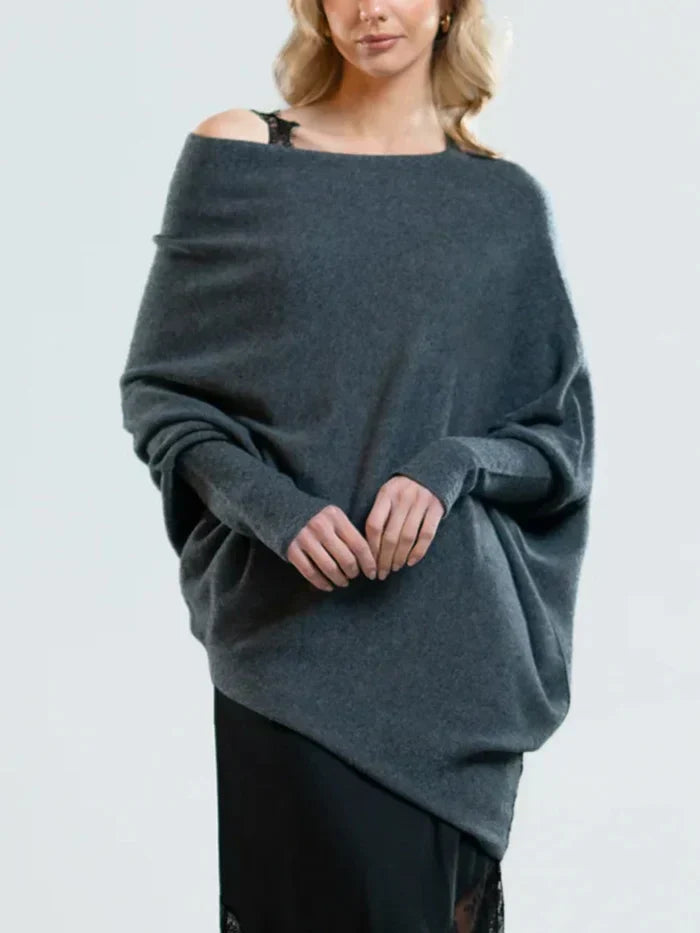Amaris | Pull oversize à col convertible pour femme