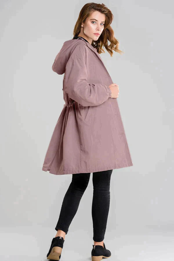 Lewis | Veste imperméable avec fermeture à boutons pour femme