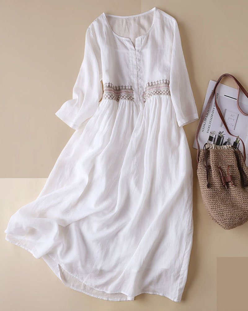 Malak | Robe Boho avec design fluide pour femmes
