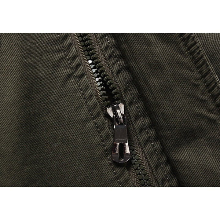 Ilan | Veste de motard à manches longues avec fermeture éclair pour homme