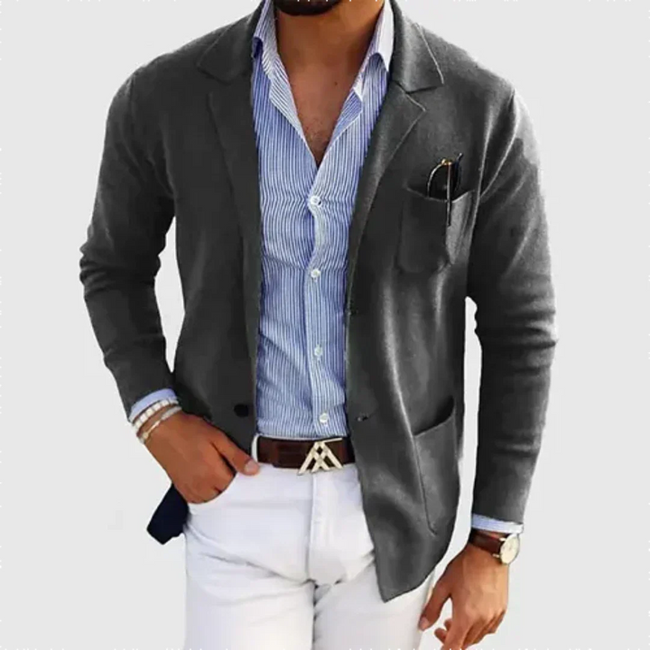 Ocean | Blazer de Travail Décontracté avec Doublure Chaude pour Homme
