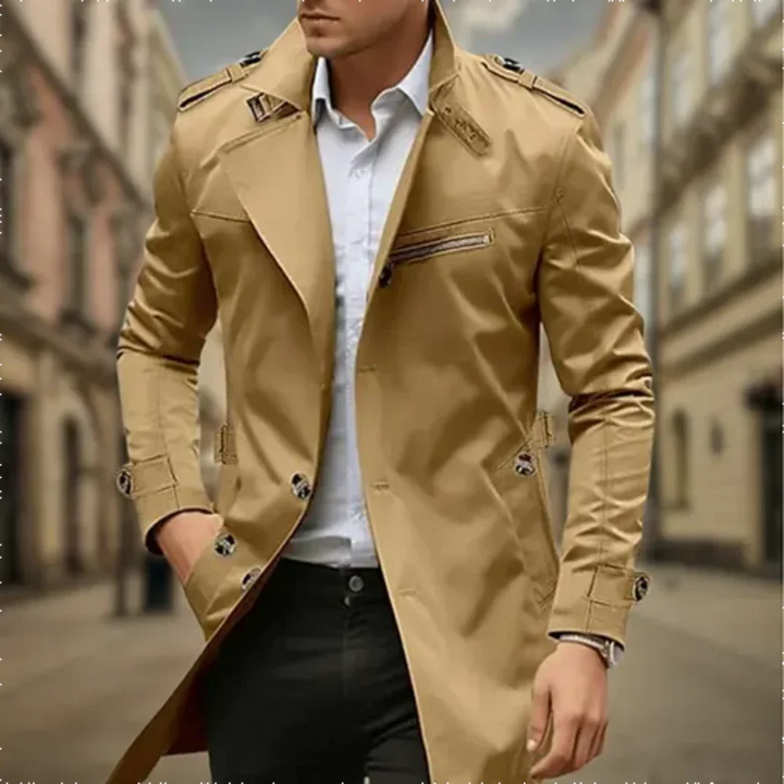Nikko | Imperméable Trench Coat Croisé pour Homme