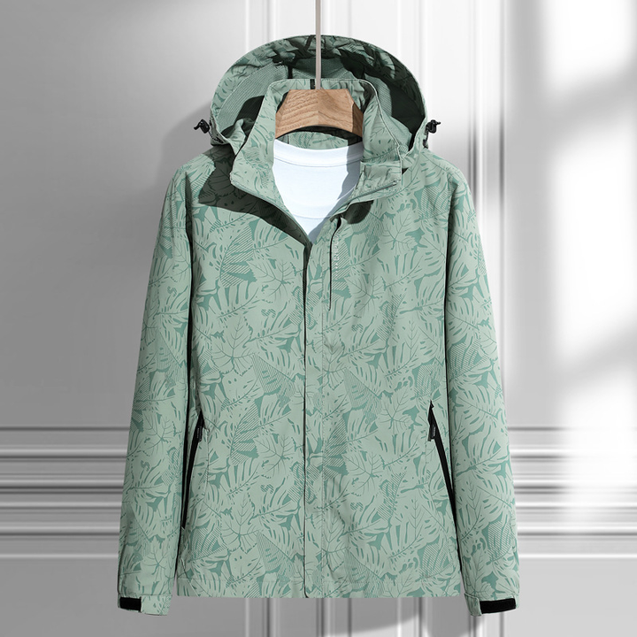 Renata | Veste coupe-vent à capuche avec fermeture éclair frontale pour femme