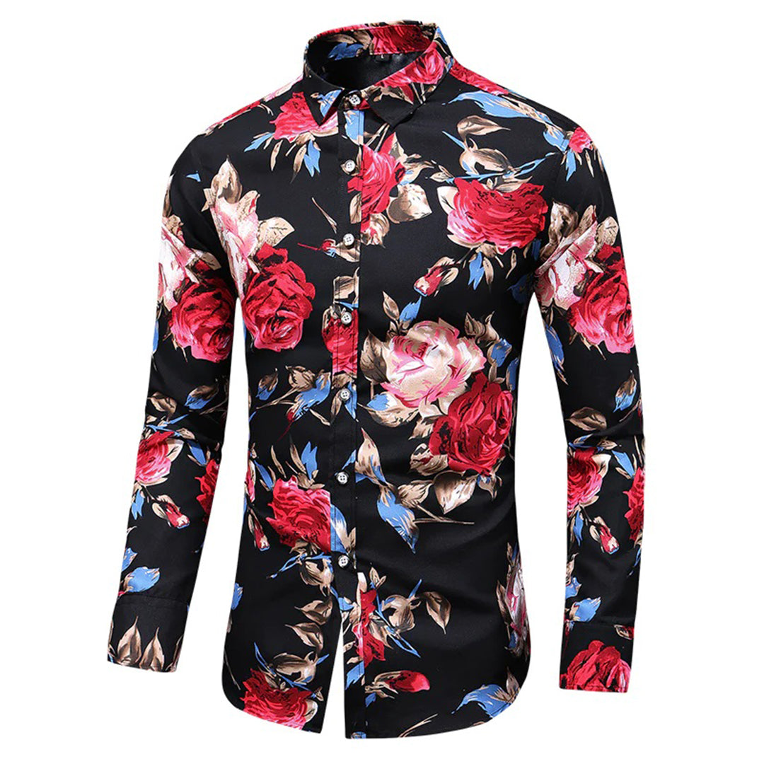 Enrique | Chemise Florale de Luxe pour Hommes au Design Romantique