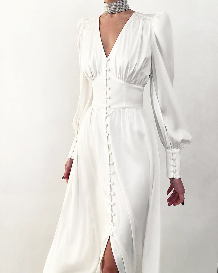 Arya | Robe élégante en satin pour femmes