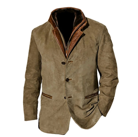 Gavin | Veste vintage à boutons avec poches pour homme