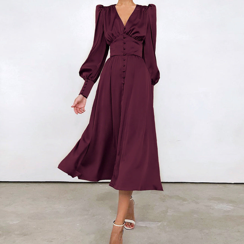 Arya | Robe élégante en satin pour femmes