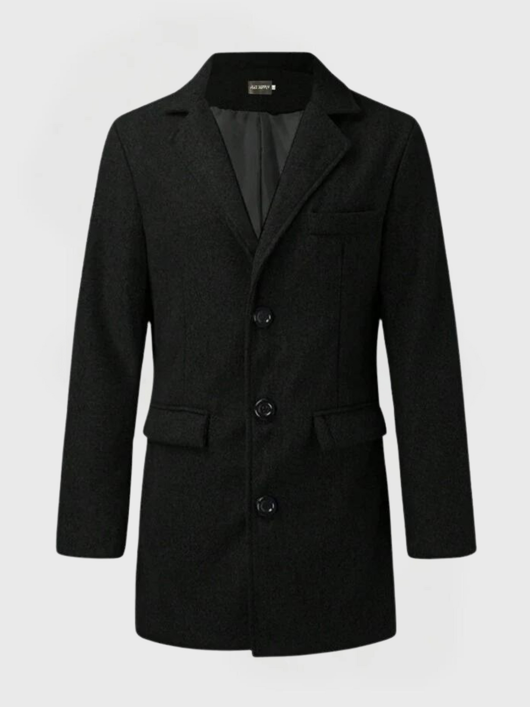 Zaiden | Manteau chic-décontracté à finition chaude pour homme