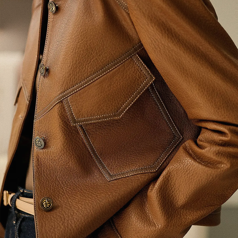 Zyvella | Veste marron élégante pour femme