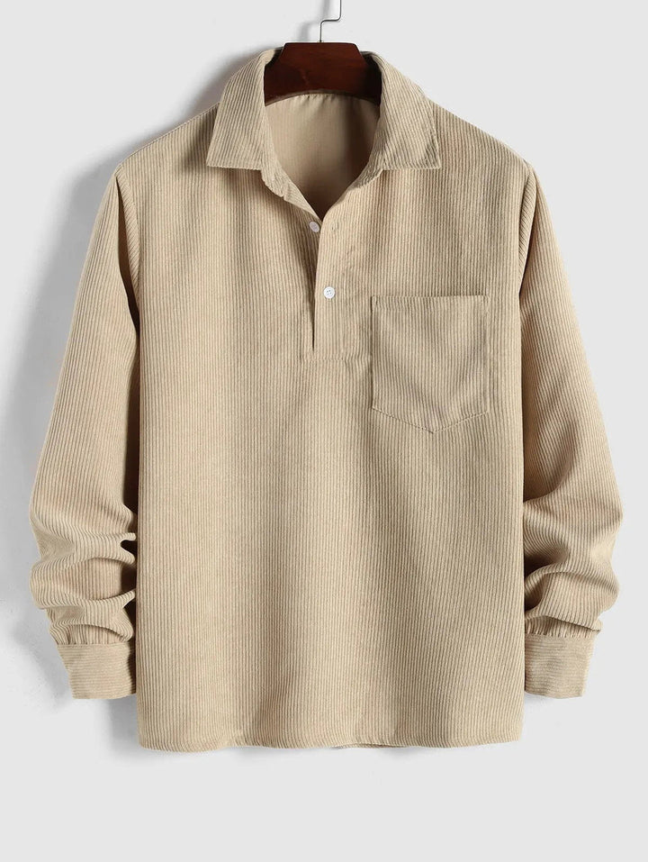 Reese | Pull en Velours Côtelé au Tissu Élégant pour Homme