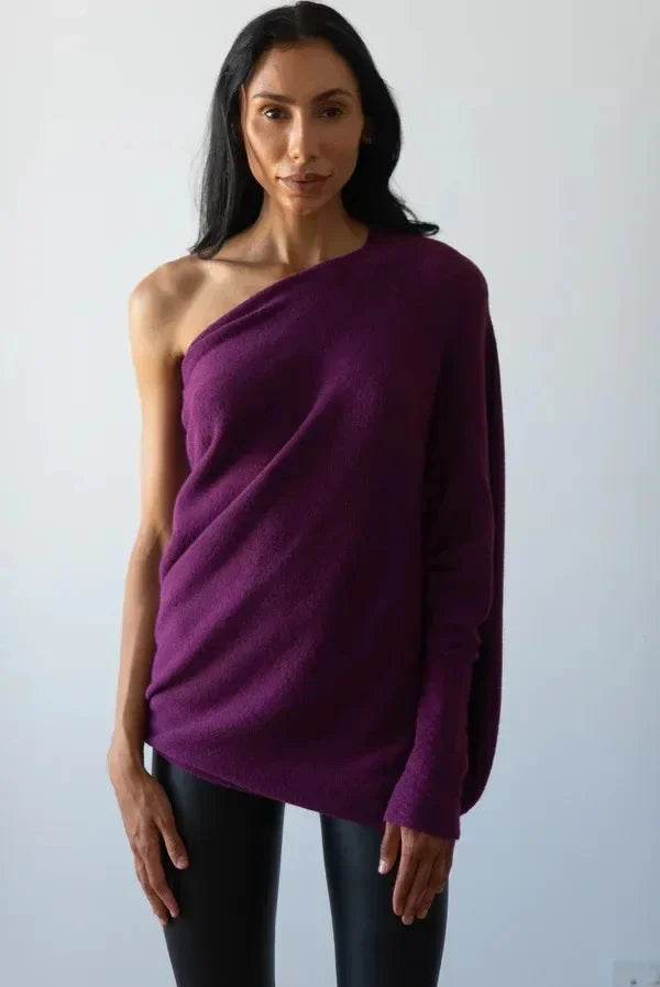 Amaris | Pull oversize à col convertible pour femme
