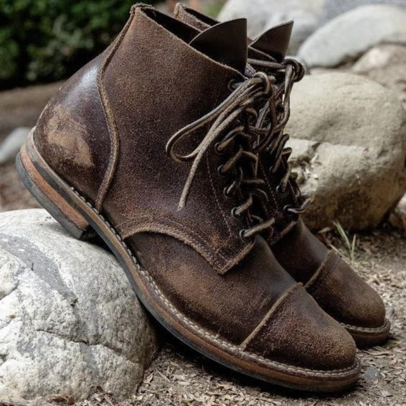 Samuel | Bottines marron pour homme