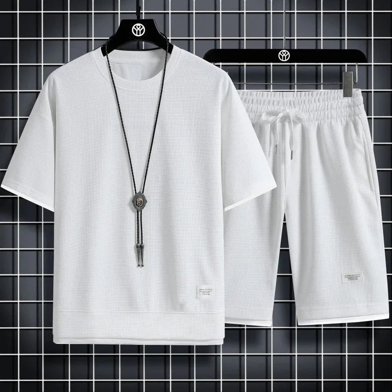 Florian | Ensemble Décontracté Chemise &amp; Shorts pour Homme