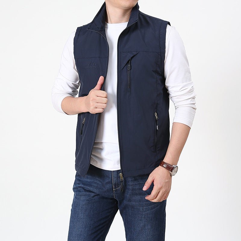 Hassan | Gilet élégant avec col montant pour homme