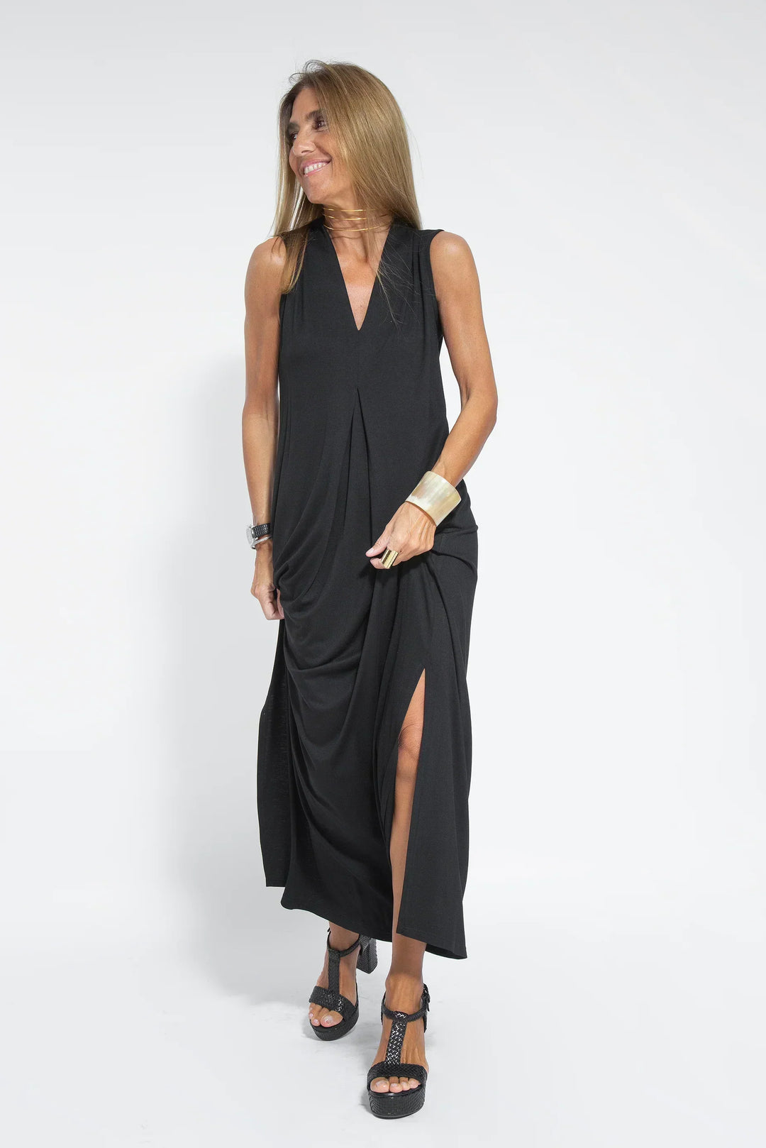 Eleanore | Robe amincissante avec cardigan pour femmes